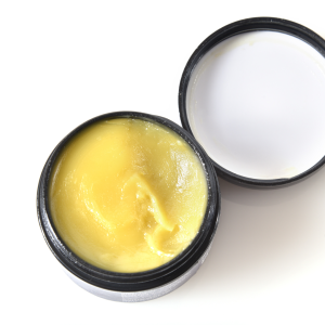 Acheaway Body Balm in container