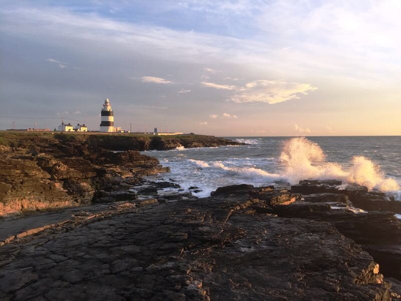 Coast of Wexford and Hood Lighthouse